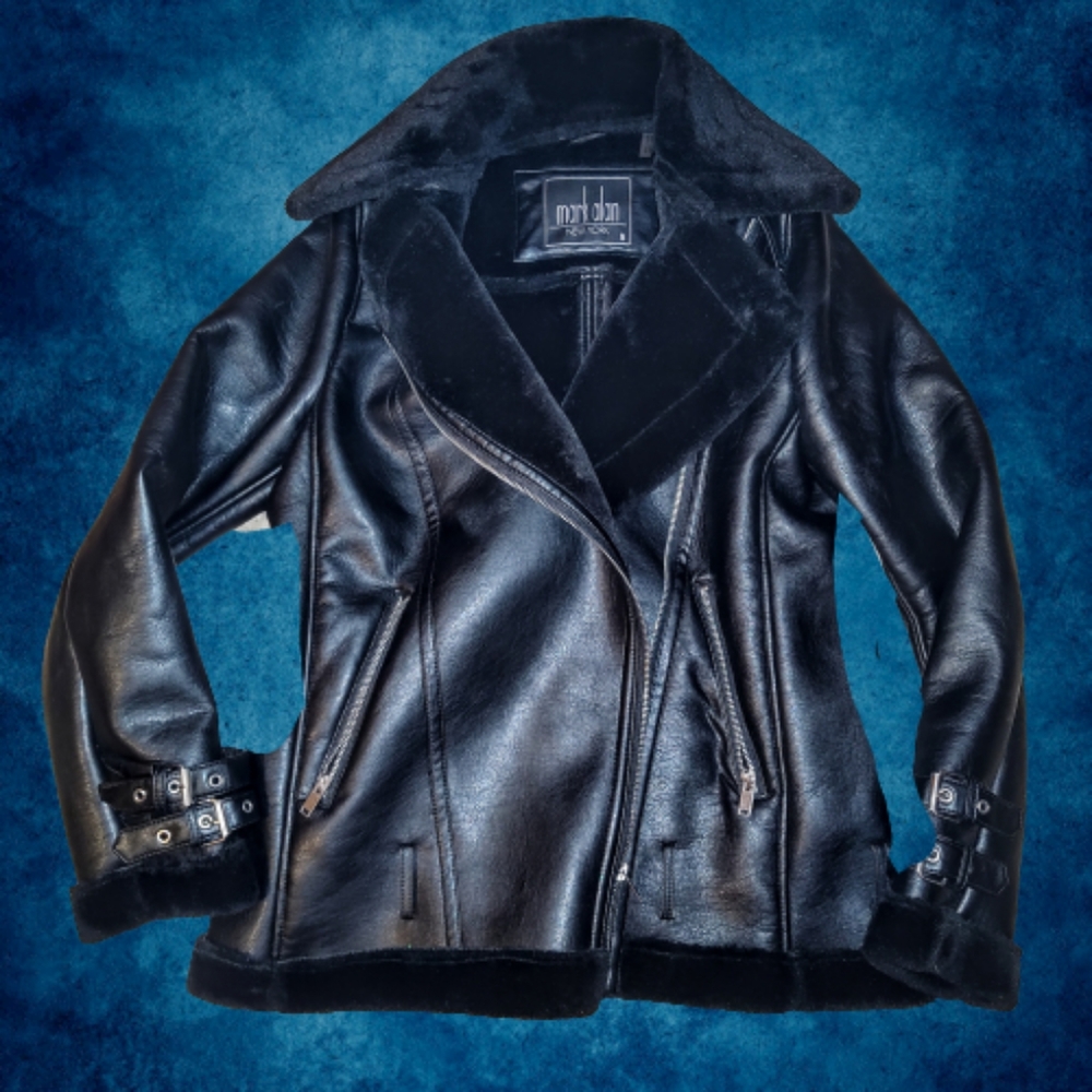 Mark Allen Black Fur Coat